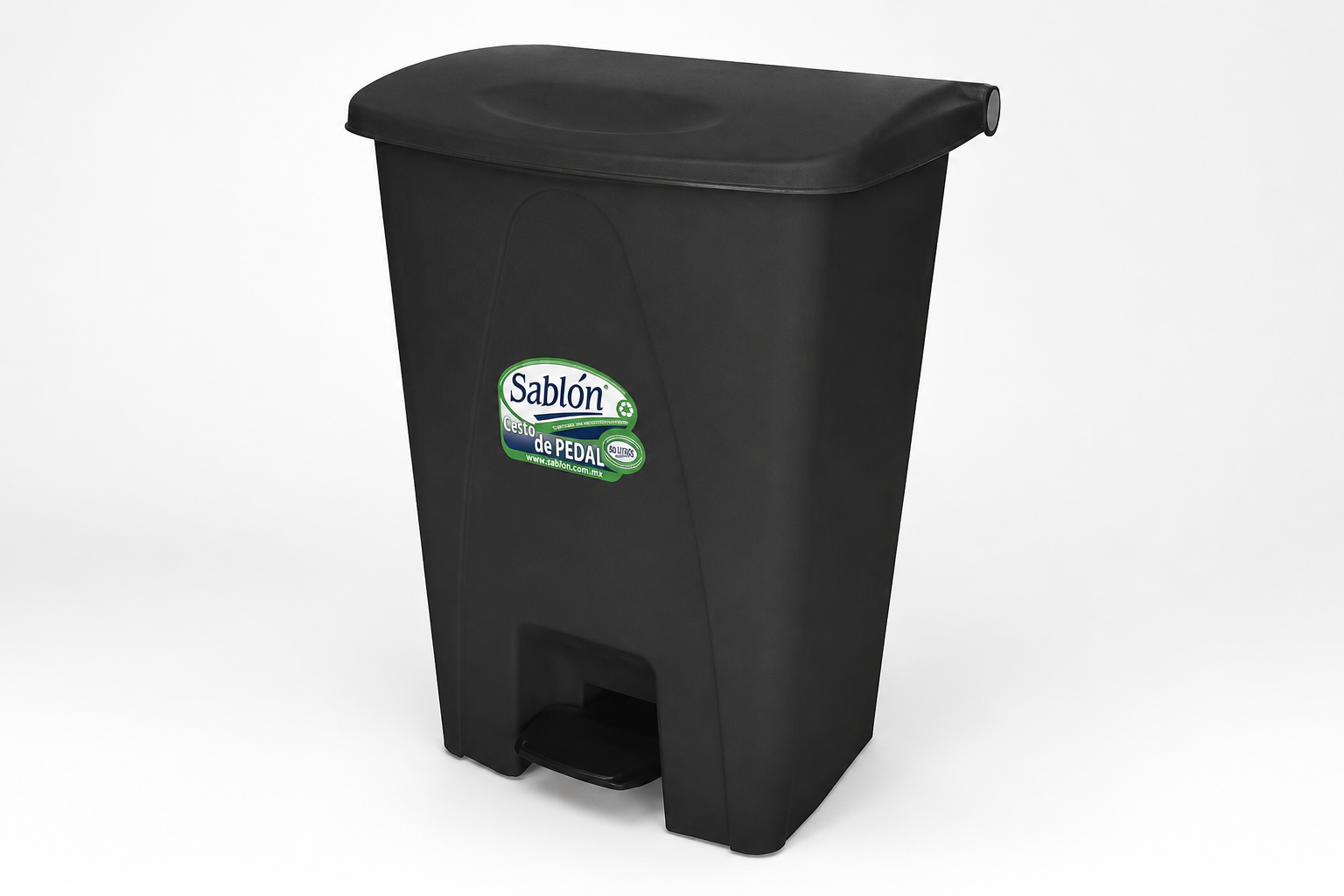 Cesto de Pedal 80L Negro