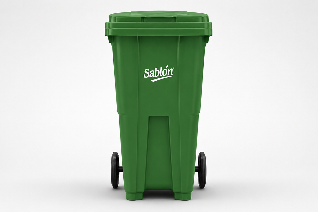 Cesto 120L Verde S/Pedal
