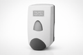 Dispensador de Jabón Líquido Palmer Fixture Pulsador Manual Blanco
