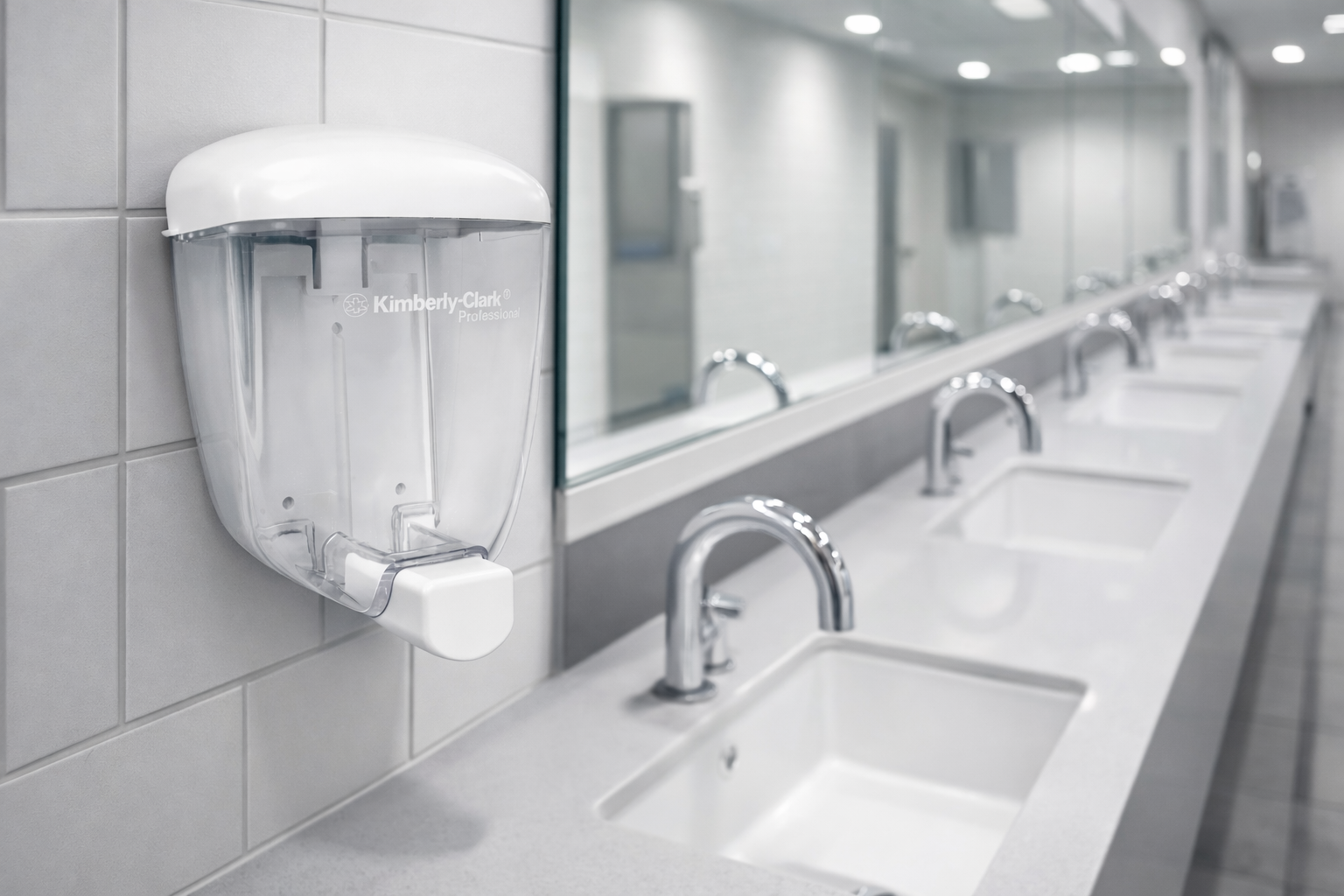 Despachador Blanco Para Jabón a Granel Windows