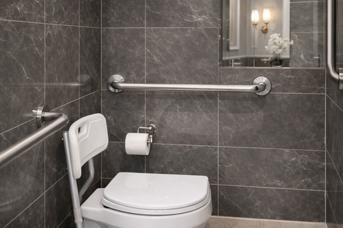 Barra de Seguridad 46 cm de Acero Inoxidable