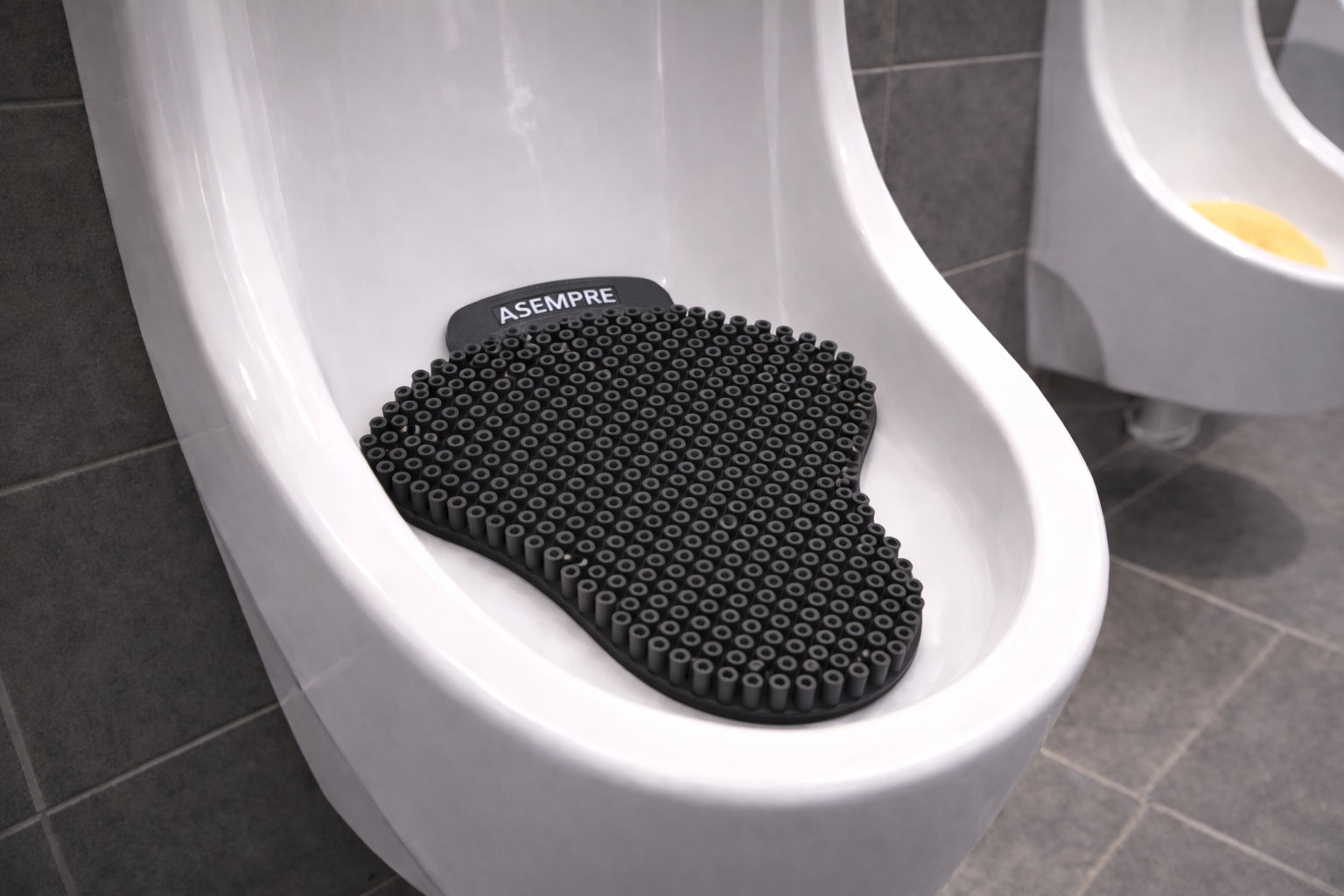 Tapete Premium para Mingitorio Antisalpicaduras ASEMPRE Menta – Paquete con 10 Piezas