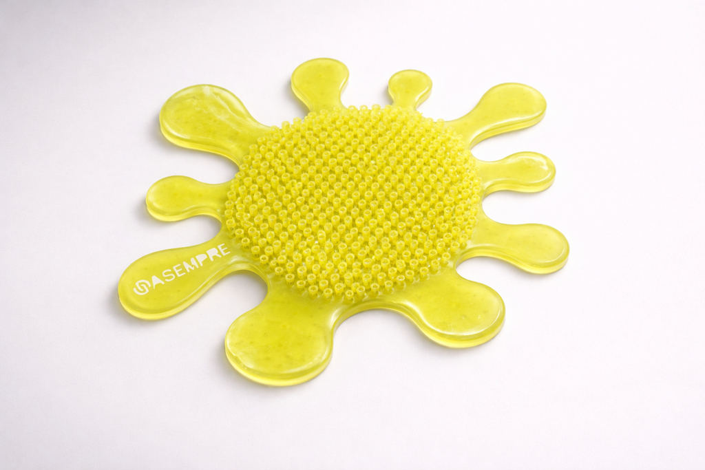 Tapete Splash para Mingitorio Antisalpicaduras ASEMPRE Frutos Tropicales - Paquete con 10 piezas