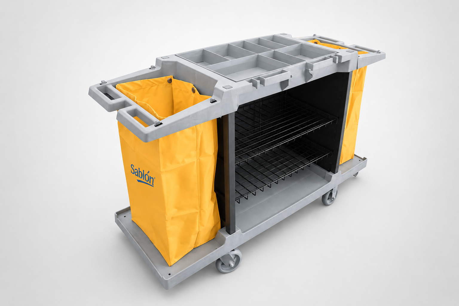 Carrito para Camarista Doble Bolsa