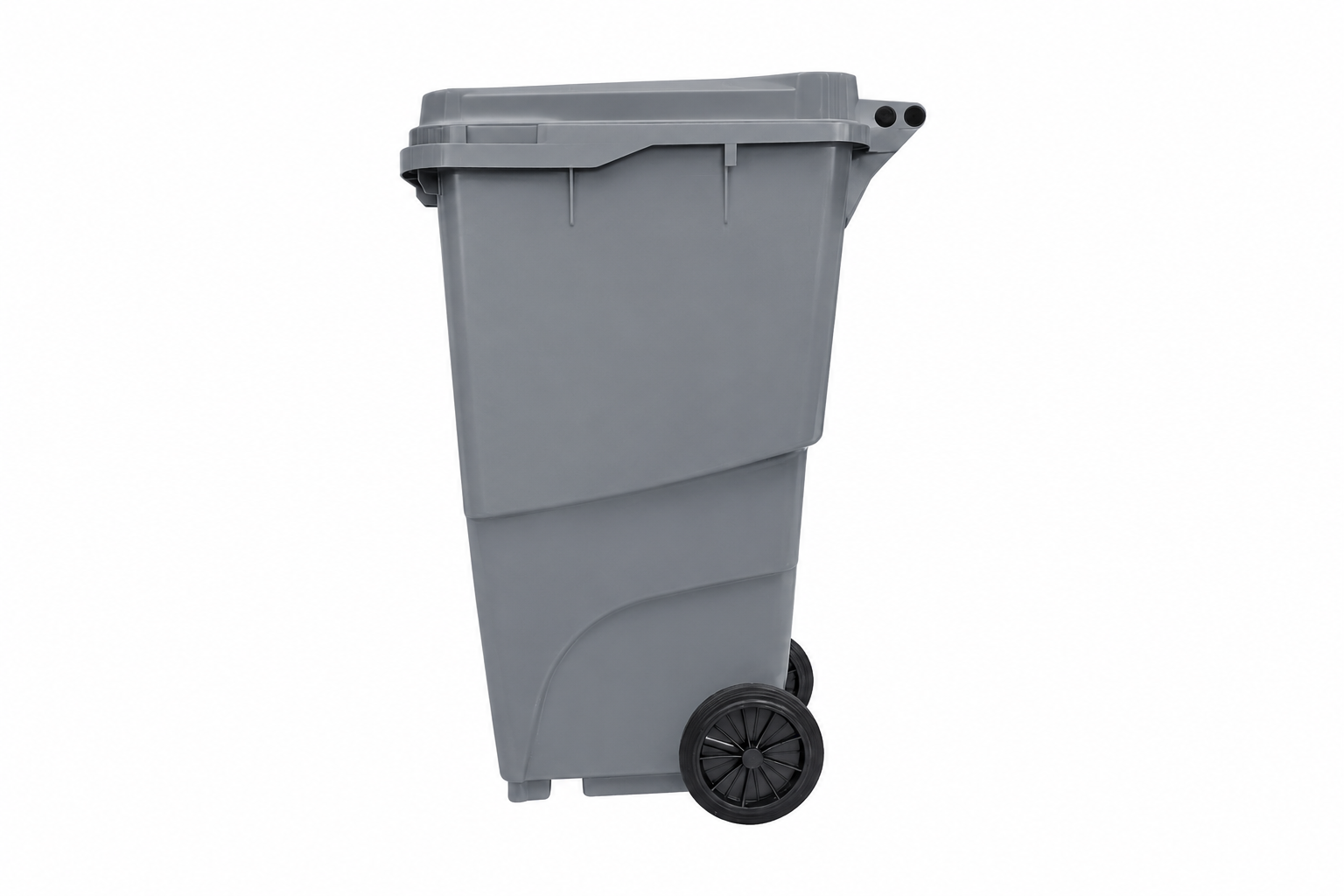 Cesto 240L Gris Tapa Gris S/Pedal