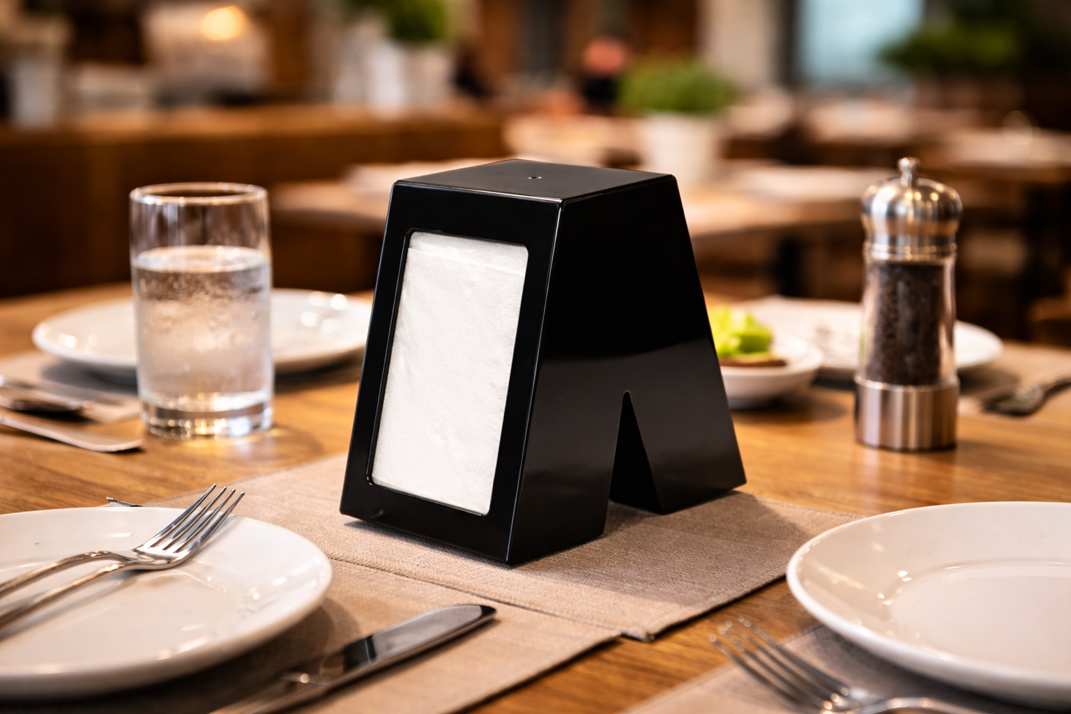 Servilletero Barramesa Negro