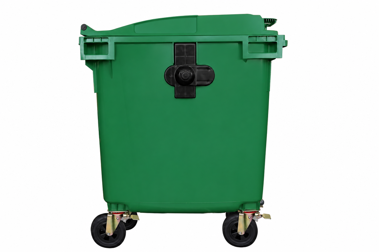 Contenedor 1100L Verde S/Pedal