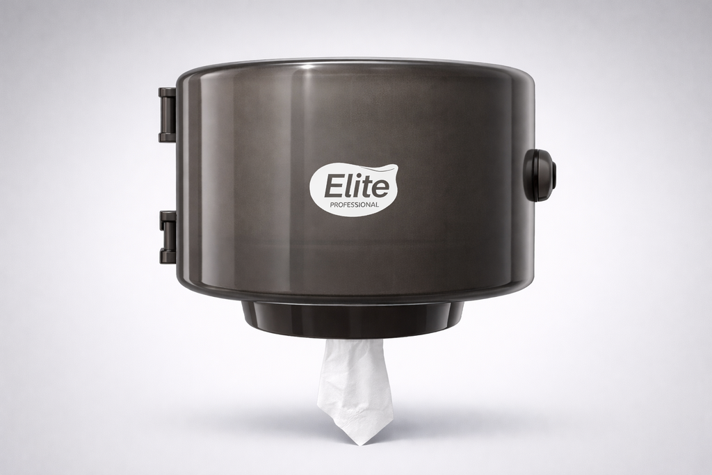 Despachador Elite para papel higiénico fluido céntrico