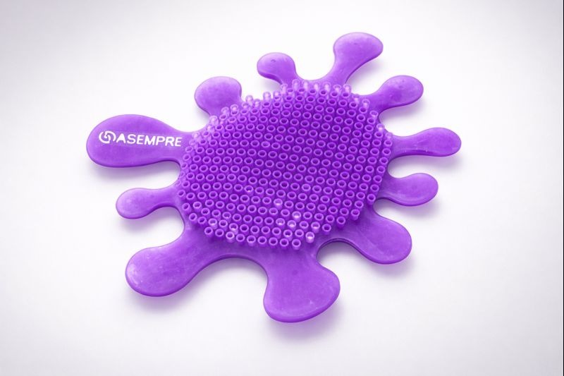 Tapete Splash para Mingitorio Antisalpicaduras ASEMPRE Lavanda - Paquete con 10 piezas