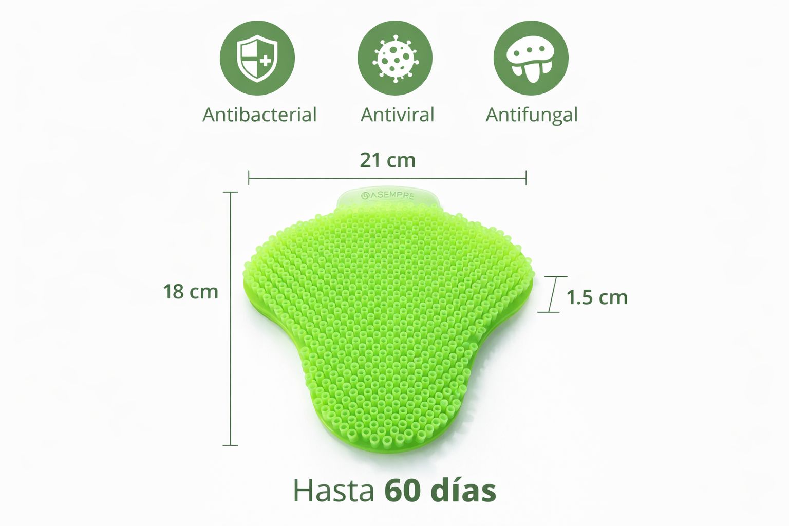 Tapete Premium para Mingitorio Antisalpicaduras ASEMPRE 911 – Paquete con 10 Piezas