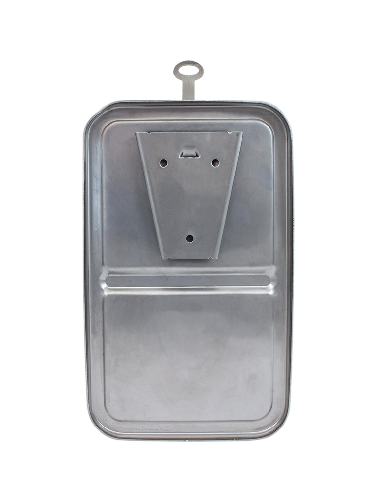 Jabonera Inox Oval Manual Acero Inoxidable